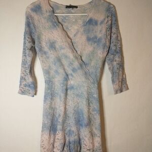 Handmade tie dye love Chelsey romper size small
